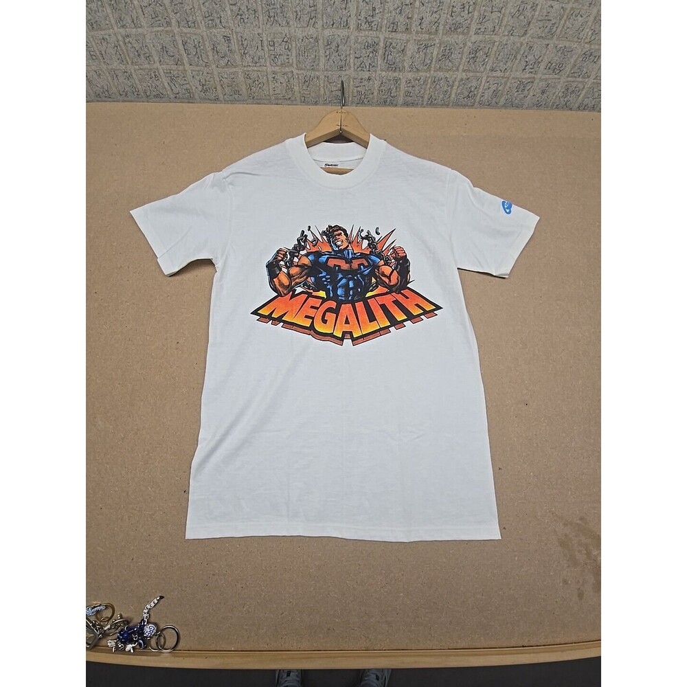 Rare Vintage M Megalith Continuity Comics Promo Tee T Shirt Graphitti Deadstock